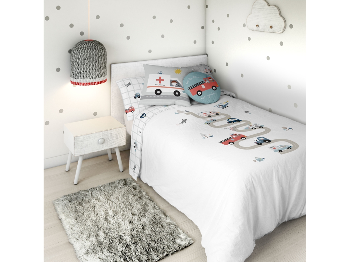 Funda Nórdica Reversible Estampada Infantil Cama 90 Algodón Extra Suave Fabricado En España Transportes Haciendo El Indio