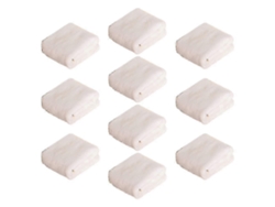 Toallas de peluquería (paquete de 10) de secado rápido para cabello, rostro y manos, color blanco Rosewell