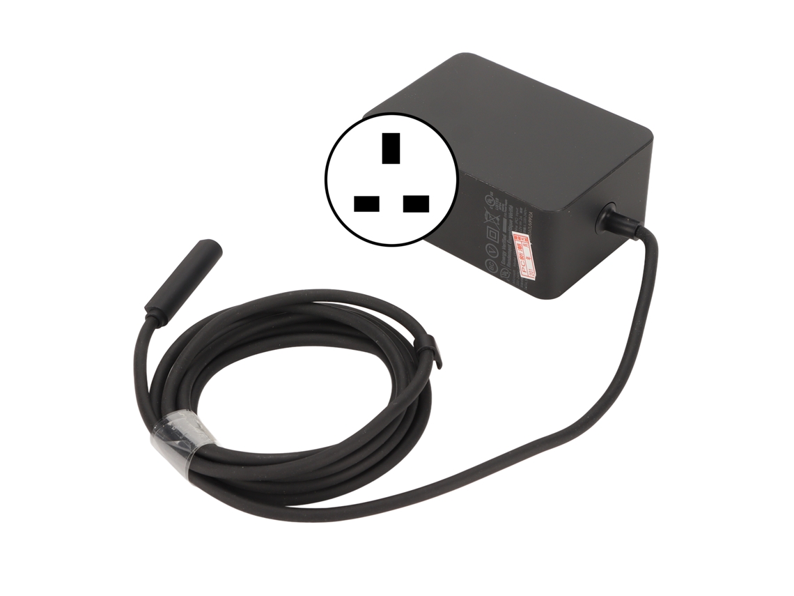 Adaptador De Ca 24w 12v 2a Para Microsoft Surface Rt Pro1 Pro2 Con Enchufe Uk