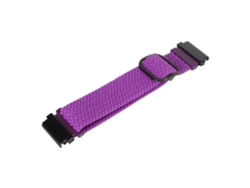 Correa de reloj ajustable de tela de nailon para Fenix 7, 6 y 5, color morado
