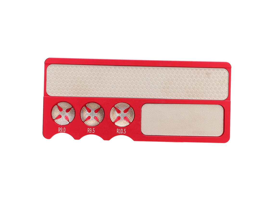 Vlrla-2026herramienta Multifuncional Para Puntas De Tacón De Billar Y Snooker, Reparadora Y Afiladora Portátil De Aluminio Rojo
