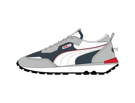 Zapatillas de Hombre PUMA SELECT Rider Fv Future Gris (42)