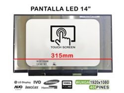 Pantalla táctil LED de 14 pulgadas para portátil NV140FHM-T01, compatible con IPS de 40 pines
