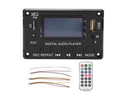 Placa De Decodificação Bluetooth Com Tela Lcd Multifuncional Placa Decodificadora Mp3 Para Carro