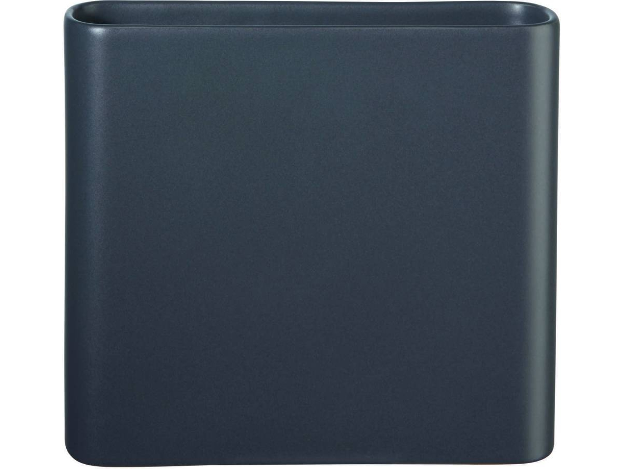 VASO ASA RUBY CINZA ESCURO 17CM