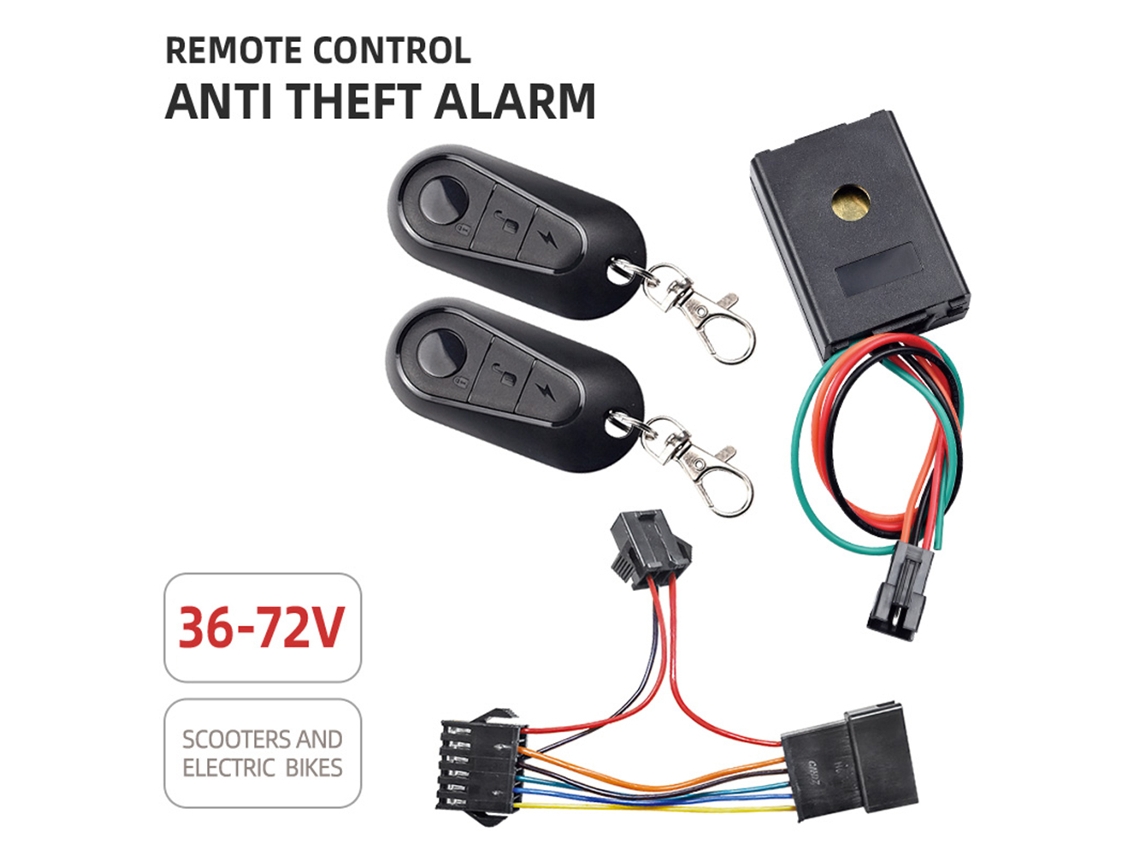 2026-alarma Para Bicicleta Eléctrica 36v-72v Control Remoto Anti-robo Para Xiaomi M365/1s/m365 Pro Patinete Eléctrico