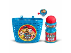 Set de accesorios de bicicleta infantil Paw Patrol Azul Rojo 3 piezas