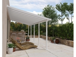 CANOPIA Pérgola Olympia Cobertor de Terraza de Aluminio 3X9,2 m Blanco