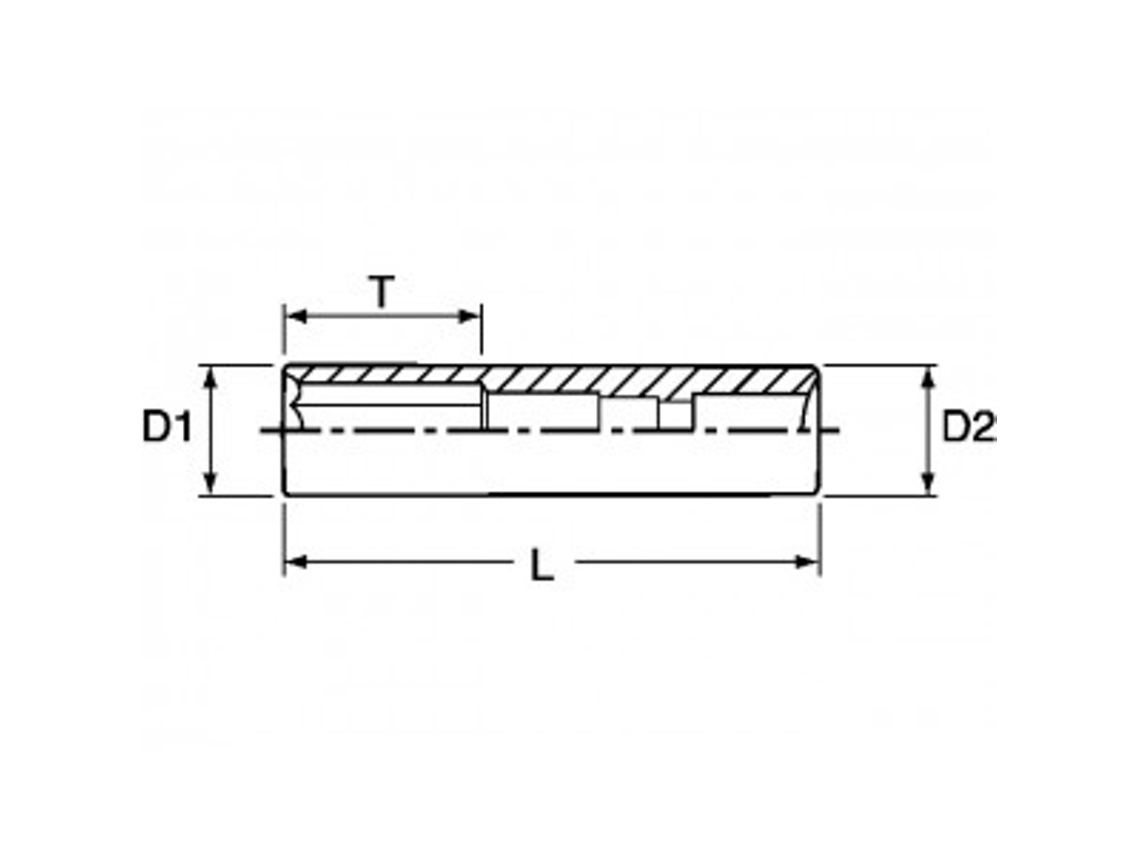 TENGTOOLS 35620459 Vaso Largo 1/4 11Mm M140611-C
