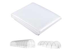 Película Para Invernadero 6x10 M,impermeable,con Protección Uv,de Plástico Extragrueso Y Resistente Al Desgarro,ideal Para Cubrir Invernaderos...