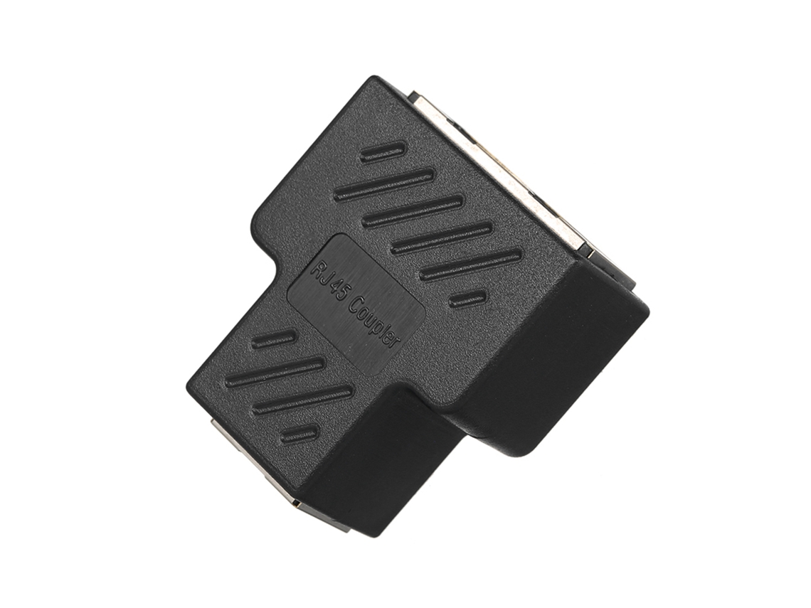 Adaptador Divisor De Puerto Hembra Rj45 De 1 A 2 Para Cables Ethernet Cat5/cat6/cat7