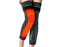 Rodilleras Digitallab resistentes al frío y antideslizantes con punto de moxibustión caliente, 50 cm de largo, 70/75 kg (verdes)