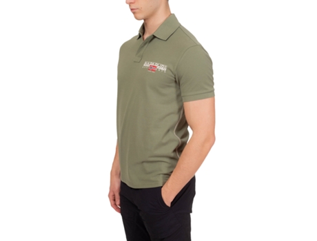 Polo de Hombre NAPAPIJRI Algodón Verde (3XL)