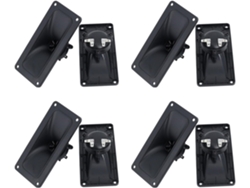 Altavoz Tweeter De 8 Piezas - Tweeter Piezoeléctrico - 150 W - Anillo Cerámico - Agudos Cuadrados