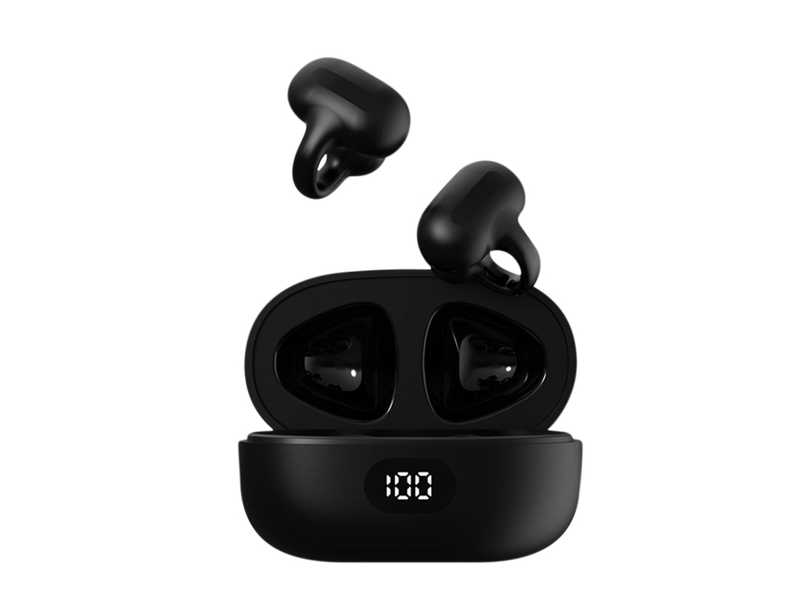 Auriculares Bluetooth True Wireless con compartimento de transporte y clip para la oreja Versión deportiva para carreras