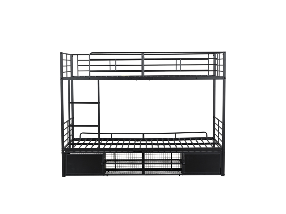 Litera Sapateira Escada Mobrio Hierro Metal Negro (90x200x156)