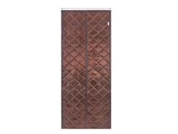 Cortina magnética para puerta, aislamiento térmico, reducción de ruido, color café