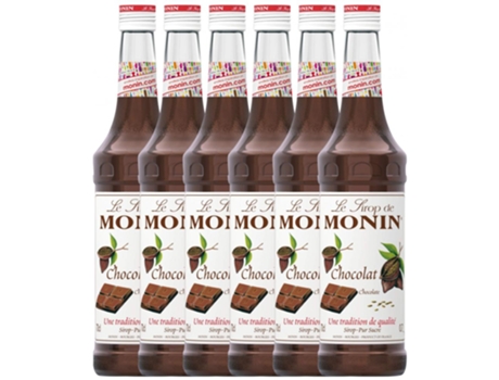 Licor MONIN Schnapp Monin Sirope Chocolate (0.7 L - 6 unidades)