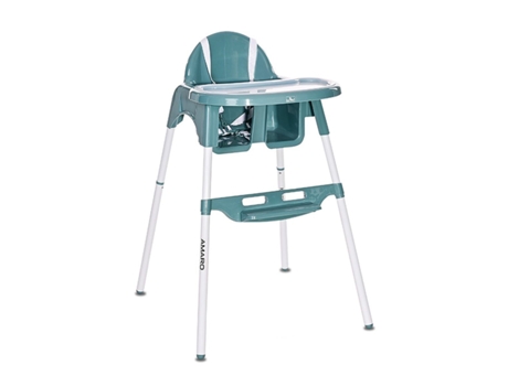 Trona de bebé AMARO convertible en silla artic blue LORELLI
