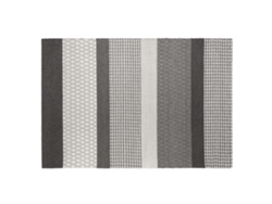 Alfombra de pelo corto BELIANI Akkaya de Lana Gris 140x200
