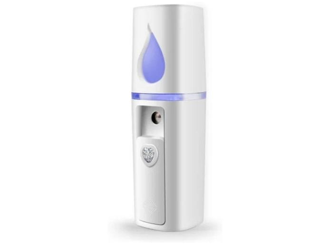 Extensiones De Pestañas De Atomización Facial Nano Portátil Mister Mini Vaporizador Con Tanque De Agua Visual De 20ml Blanco Yizhood
