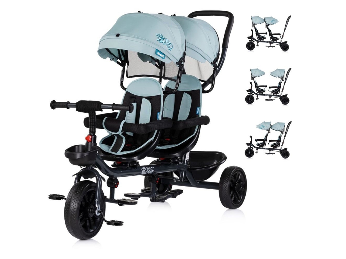 Triciclo Duplo Hip Hop Até 40 Kg de CHIPOLINO Matcha