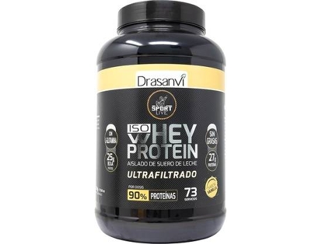 Complemento Alimenticio DRASANVI Whey Protein Isolado Baunilha Esporte Ao Vivo (2,2 kg de pó (Baunilha))