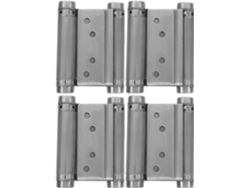 Juego De 4 Bisagras De Acero Inoxidable De Doble Resorte, De 3 Pulgadas, De Cierre Automático Para Puertas.