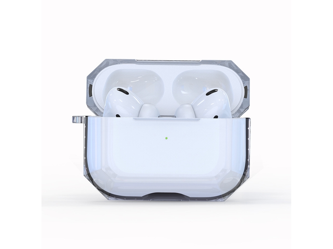 Capa Protetora Tpu Transparente Para Fones De Ouvido Ios Nova Geração 3 Anti-queda Case Soft Shell