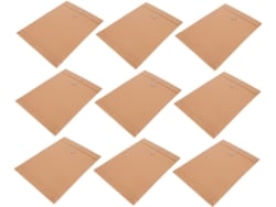 50 Carpetas Vacías De Papel Kraft Para Documentos, Elegante Organizador De Escritorio.