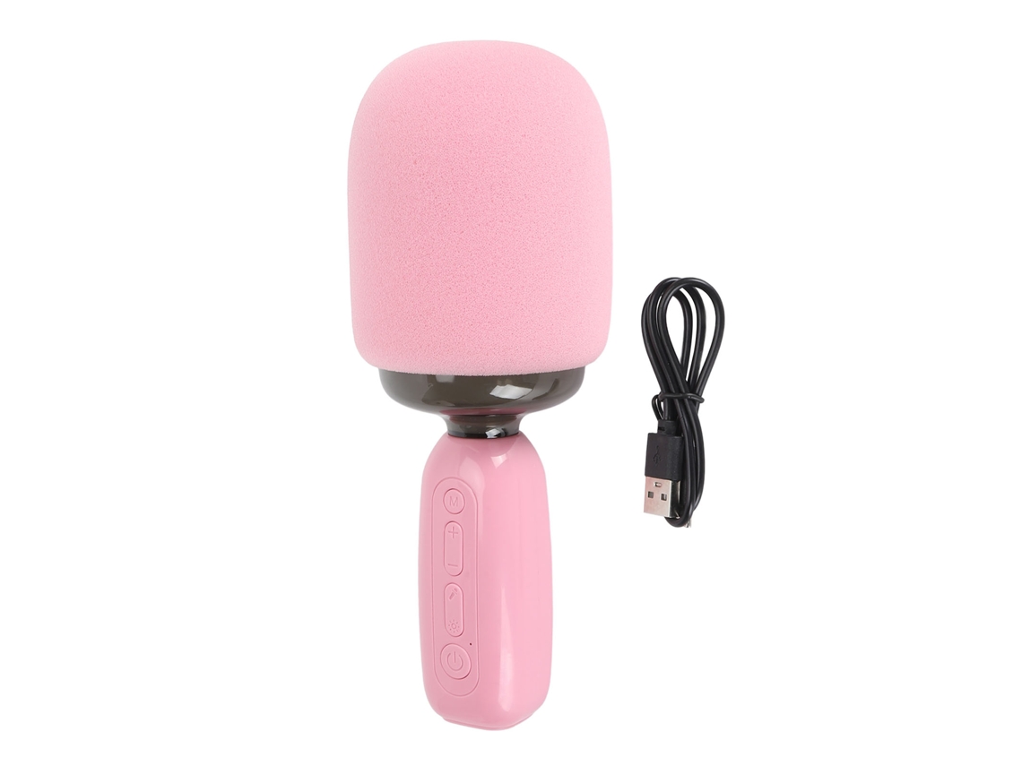 Microfone Bluetooth Com Alto-falante Portátil Para Karaokê Em Casa, Conexão Sem Fio E Som Claro
