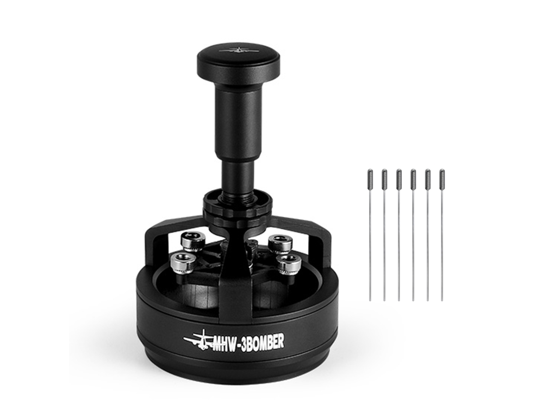 Herramienta WDT ajustable de 58 mm con 14 agujas para cafetera espresso