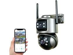 Cámara Ip De Seguridad Inalámbrica Para Exteriores 4k Ptz De 8mp Con Wi-fi, Doble