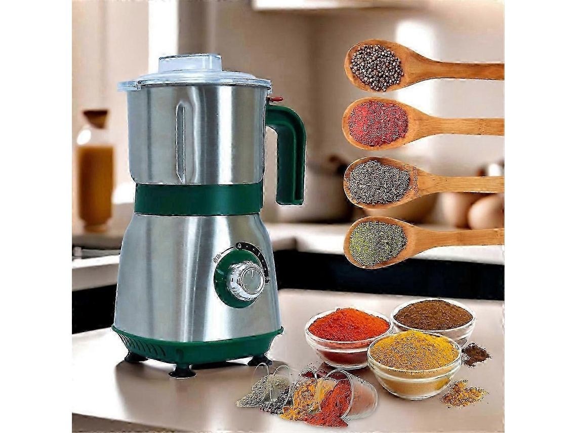 Molinillo de especias eléctrico Rosewell para cocina con 3 cuchillas, molinillo de café