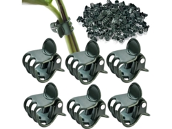Clips De Soporte Para Plantas: Orquídeas, Enredaderas, Plantas De Crecimiento Vertical, Trepadoras De Tallo, 100 Unidades.