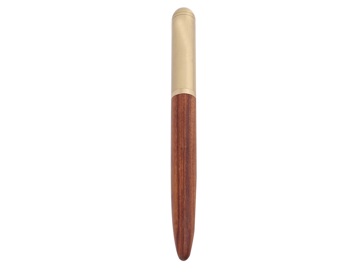 Pluma Estilográfica De Madera De Calidad Superior 0.7mm Madera De Rosa Para Oficina Y Negocios