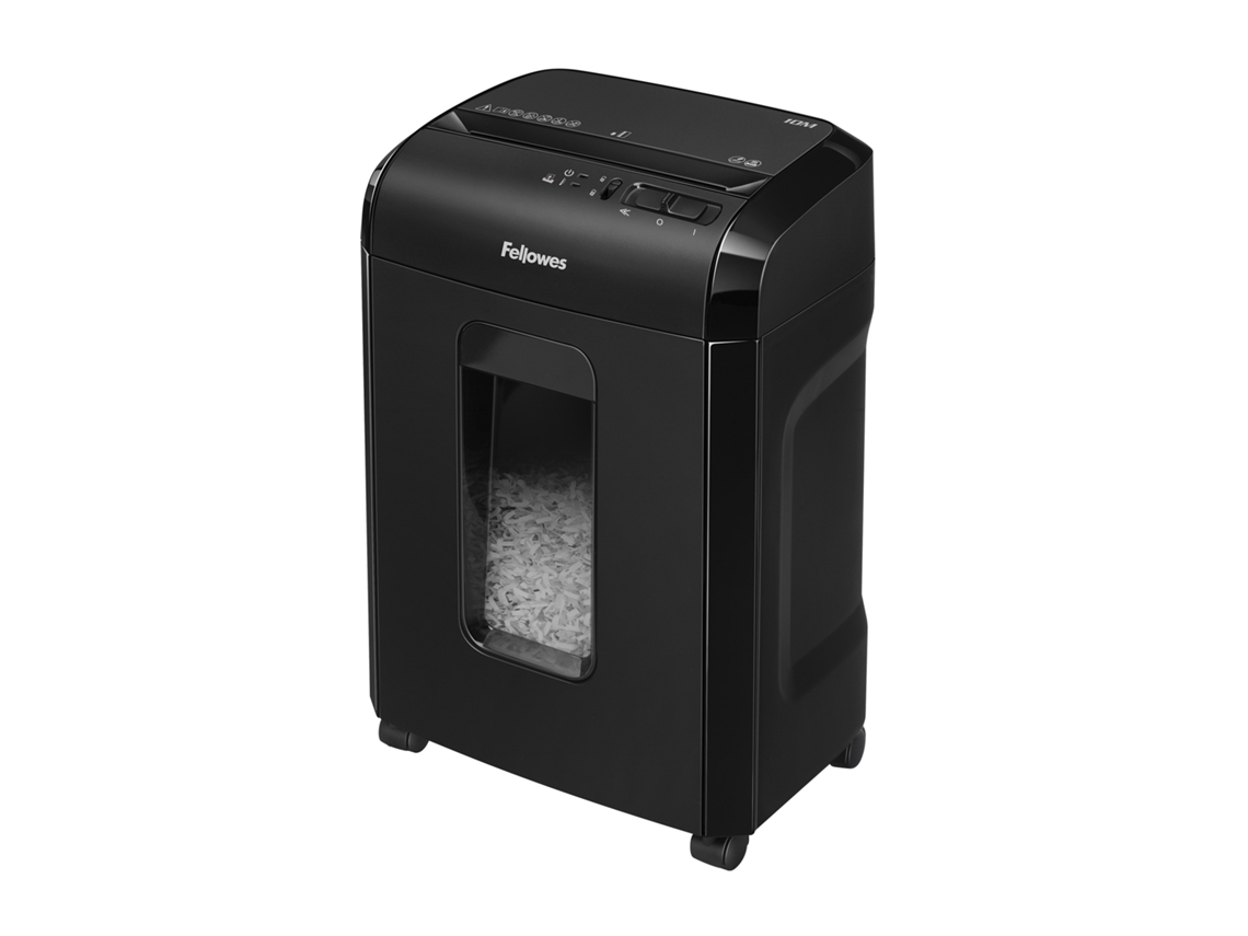 Destructora FELLOWES 10M Microcorte (10 Hojas - Capacidad: 19 L)