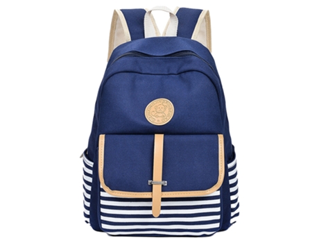 Bolsa de Viaje de Niña ZMDECQNA Escolar Computadora Portátil Lona Azul