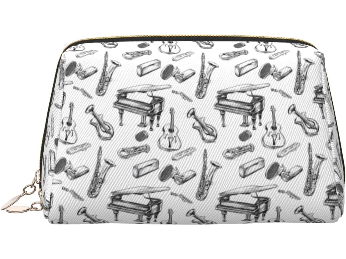 Neceser con estampado de instrumentos musicales | Sin marca