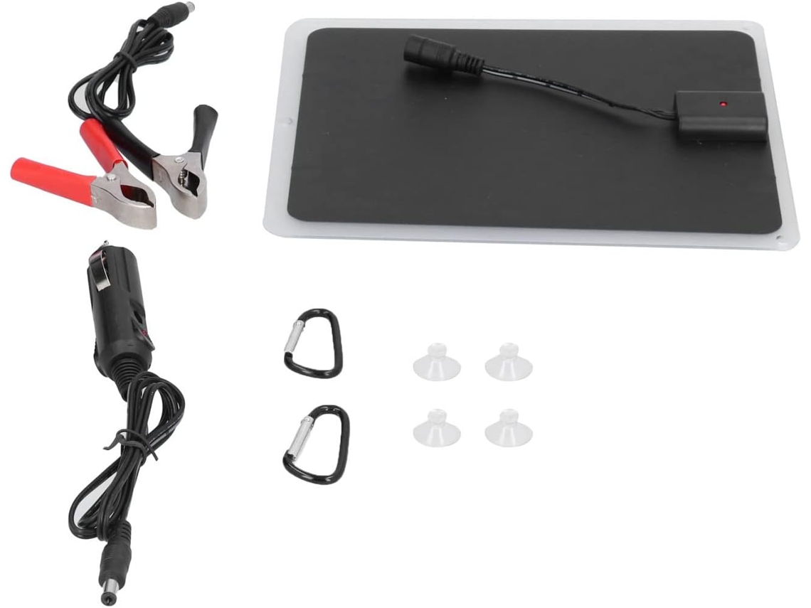 Cargador solar monocristalino de 6 W y 12 V/5 V, accesorio portátil para teléfonos móviles en coches. SFUSHOS