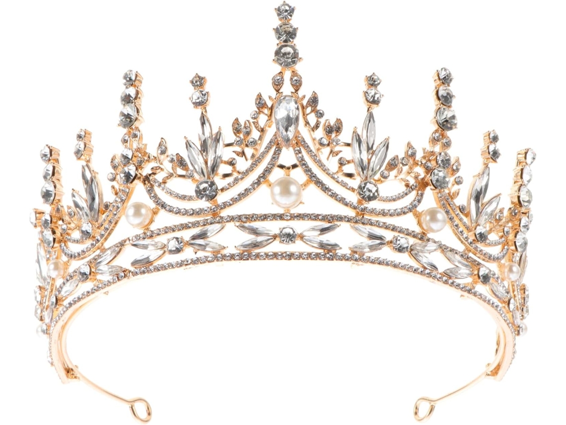 Diadème De Mariée Perles Y Strass Coiffe Ornée Para Mariage Y Occasions Spéciales