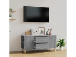 Estantería/Mueble para TV 102X44,5X50 cm de Derivados de Madera Gris Sonoma