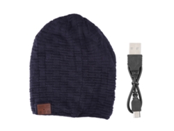 Gorro a cuadros con auriculares Bluetooth portátiles, calefactables y estéreo