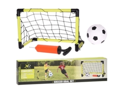 Balon + bomba + porteria 90x45x60 cm