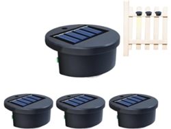 Lumières Solaires Pour Piscine, Éclairage De Bassin à Énergie Solaire, 4 Lumières Étanches Pour Jard Gokoco