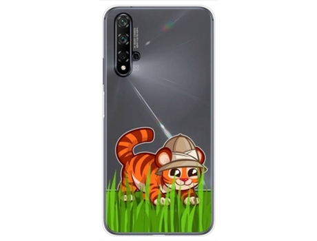 Carcasa Huawei Nova 5T / Honor 20 TUMUNDOSMARTPHONE Dibujos Transparente Multicolor