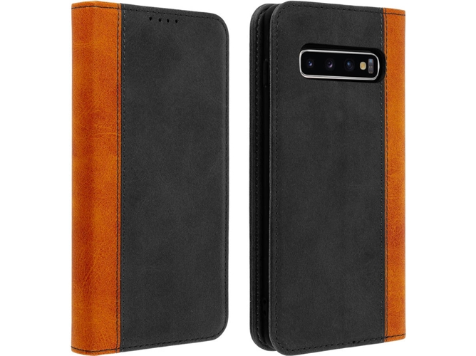 Funda Samsung Galaxy S10 AVIZAR Wallet Negro