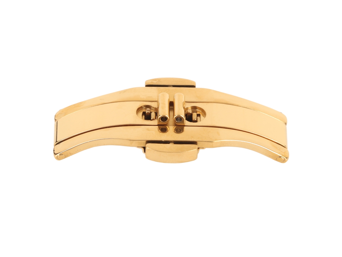 Cierre Desplegable Dorado Para Relojes Con Botón Pulsador Plegable, 6 Mm, 19 Mm, Repuesto Unisex