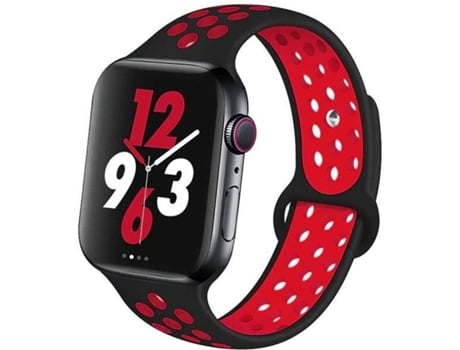 Correa Apple Watch Series 3 G4M 38mm Negro, Rojo