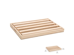 Tabla Corta Pan Madera Con Recoge Migas ORYX 32 x 22 cm